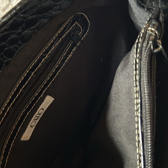 Vintage Cato Embossed Faux Leather Purse - Picture 7 of 13